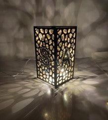 Light unit, Parametric Pattern Vorronio, Ready to Print, Laser Cut, CNC